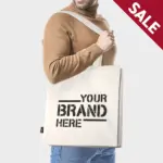 MÜNSTER – Katoenen tas met lange hengsels — productfoto 4