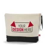 HEIDELBERG – Canvas etui met contrastbodem en polsband — productfoto 5