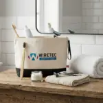 HEIDELBERG – Canvas etui met contrastbodem en polsband — productfoto 7