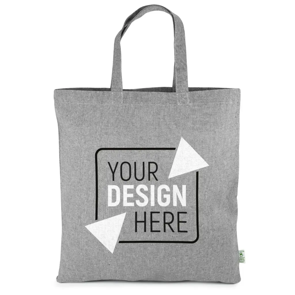 TRIER – Tote bag made from heavyweight recycled cotton with short handles