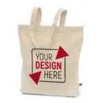 OTTAWA – Shopper met rits, lange handvatten en bodemvouw — productfoto 5