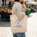 OTTAWA – Shopper met rits, lange handvatten en bodemvouw — productfoto 7