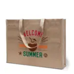 MADRID – Grote shopper van kraftpapier en PP non-woven