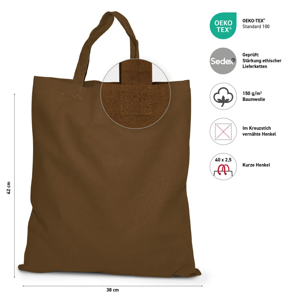 KAPSTADT Katoenen tas met korte handvatten productfoto 23 - Katoenendraagtassen KAPSTADT – Katoenen tas met korte handvatten — productfoto 23
