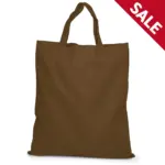KAPSTADT – Katoenen tas met korte handvatten, bruin