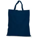 KAPSTADT Katoenen tas met korte handvatten donkerblauw - Katoenendraagtassen KAPSTADT – Katoenen tas met korte handvatten, donkerblauw