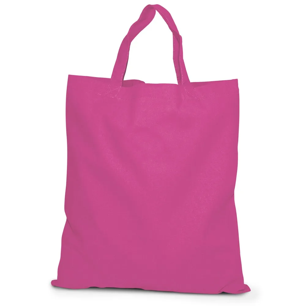 KAPSTADT Katoenen tas met korte handvatten magenta - Katoenendraagtassen KAPSTADT – Katoenen tas met korte handvatten, magenta