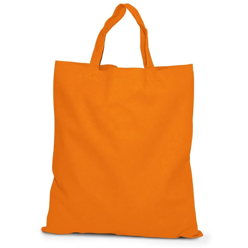 KAPSTADT Katoenen tas met korte handvatten orange - Katoenendraagtassen KAPSTADT – Katoenen tas met korte handvatten, orange