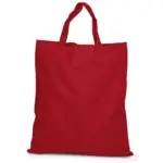 KAPSTADT Katoenen tas met korte handvatten rood - Katoenendraagtassen KAPSTADT – Katoenen tas met korte handvatten, rood