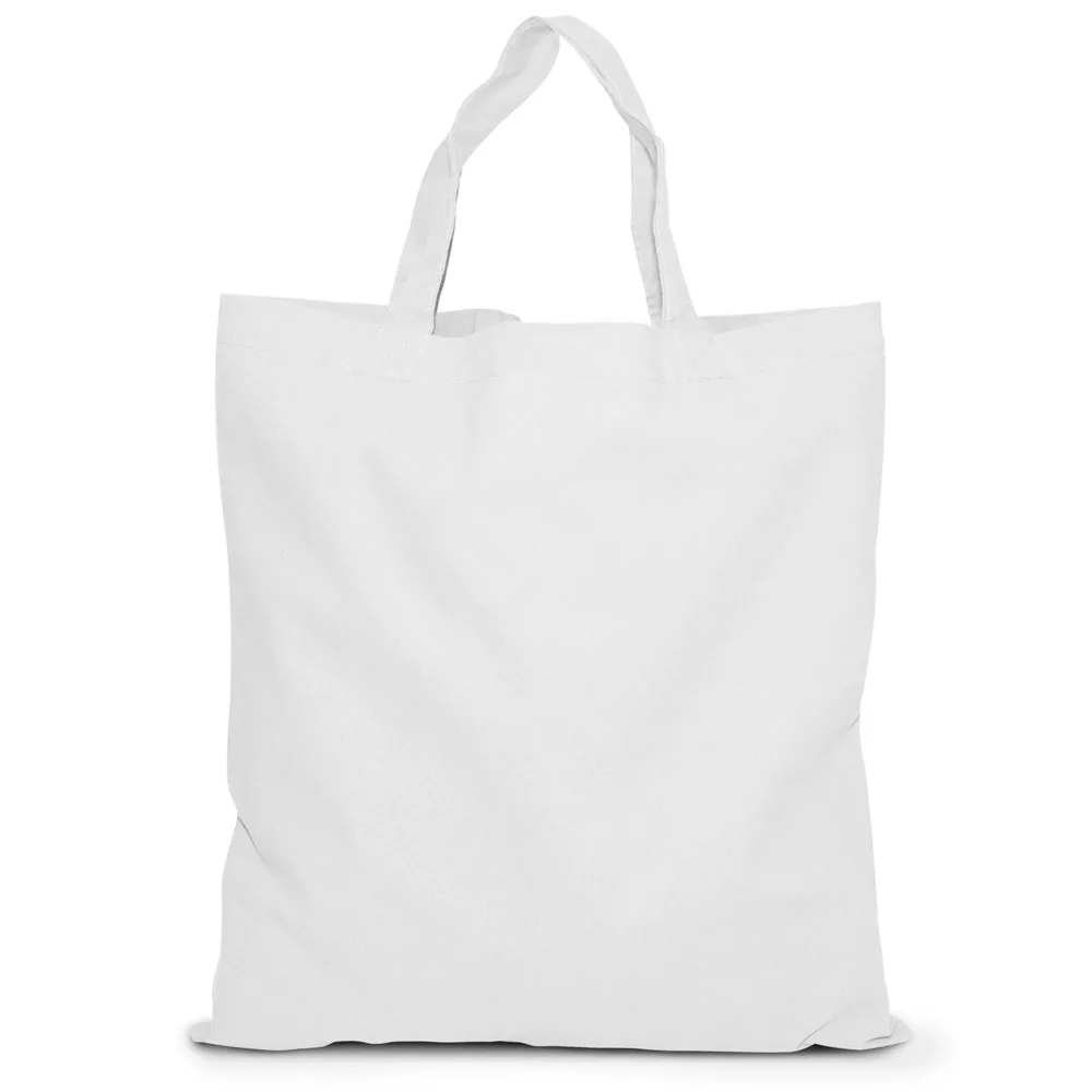 KAPSTADT Katoenen tas met korte handvatten wit - Katoenendraagtassen KAPSTADT – Katoenen tas met korte handvatten, wit