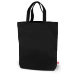 SYDNEY – Canvas tas met bodemvouw en korte hengsels, zwart