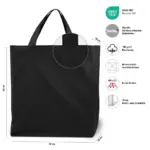 SHANGHAI Katoenen tas met bodem- en zijvouw productfoto 7 - Hidalgo-werbeartikel SHANGHAI – Katoenen tas met bodem- en zijvouw — productfoto 7