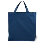 SHANGHAI Katoenen tas met bodem- en zijvouw marineblauw - Hidalgo-werbeartikel SHANGHAI – Katoenen tas met bodem- en zijvouw, marineblauw