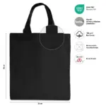 KAIRO – Kleine katoenen tas met korte handvatten — productfoto 12