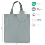KAIRO – Apothekertasche aus Baumwolle – grau