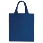 KAIRO – Kleine katoenen tas met korte handvatten, marineblauw