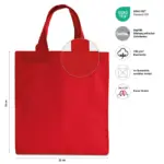 KAIRO – Apothekertasche aus Baumwolle – rot