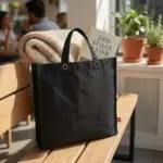 MACAU – Canvas tas met bodem- en zijvouw, voorzien van metalen oogjes — productfoto 9