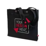 LANTAU – Canvas tas met bodem- en zijvouw, voorzien van metalen oogjes — productfoto 7