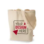 MELBOURNE Canvas tas met bodemvouw en lange hengsels - Hidalgo-werbeartikel MELBOURNE – Canvas tas met bodemvouw en lange hengsels