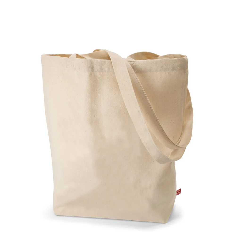 MELBOURNE Canvas tas met bodemvouw en lange hengsels ecru - Hidalgo-werbeartikel MELBOURNE – Canvas tas met bodemvouw en lange hengsels, ecru