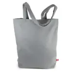 MELBOURNE Canvas tas met bodemvouw en lange hengsels grijs - Hidalgo-werbeartikel MELBOURNE – Canvas tas met bodemvouw en lange hengsels, grijs