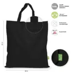 DARWIN – Biologische katoenen tas met korte handvatten — productfoto 5