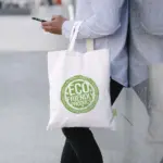 DARWIN – Biologische katoenen tas met korte handvatten – wit