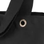 LAGOS – Canvas tas met bodemvouw, lange hengsels en metalen oogjes — productfoto 7