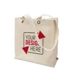 KOCHI – Canvas tas met bodem- en zijvouw, voorzien van metalen oogjes — productfoto 6