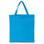 WIEN – Shopper met korte handvatten, cyan blauw