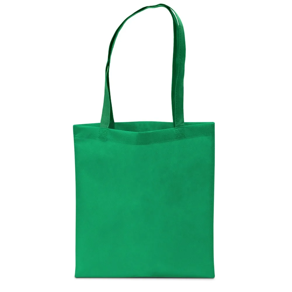 MUNICH Shopper met lange handvatten groen - Hidalgo-werbeartikel MUNICH – Shopper met lange handvatten, groen
