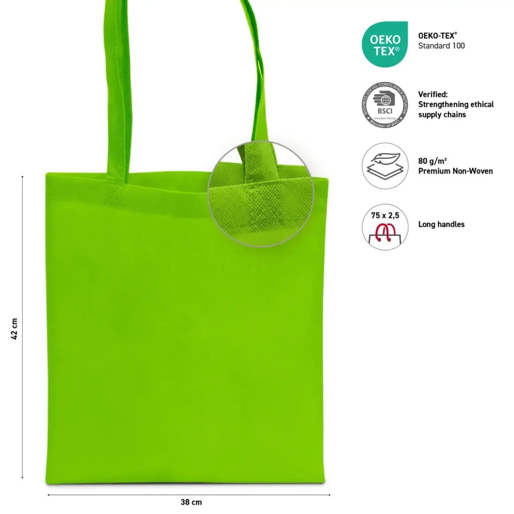 MUNICH – Tote bag with long handles – light green