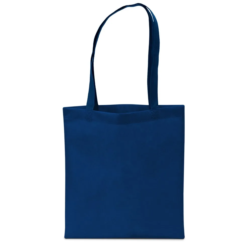 MUNICH Shopper met lange handvatten marineblauw - Hidalgo-werbeartikel MUNICH – Shopper met lange handvatten, marineblauw