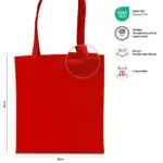 MUNICH – Tote bag with long handles – red