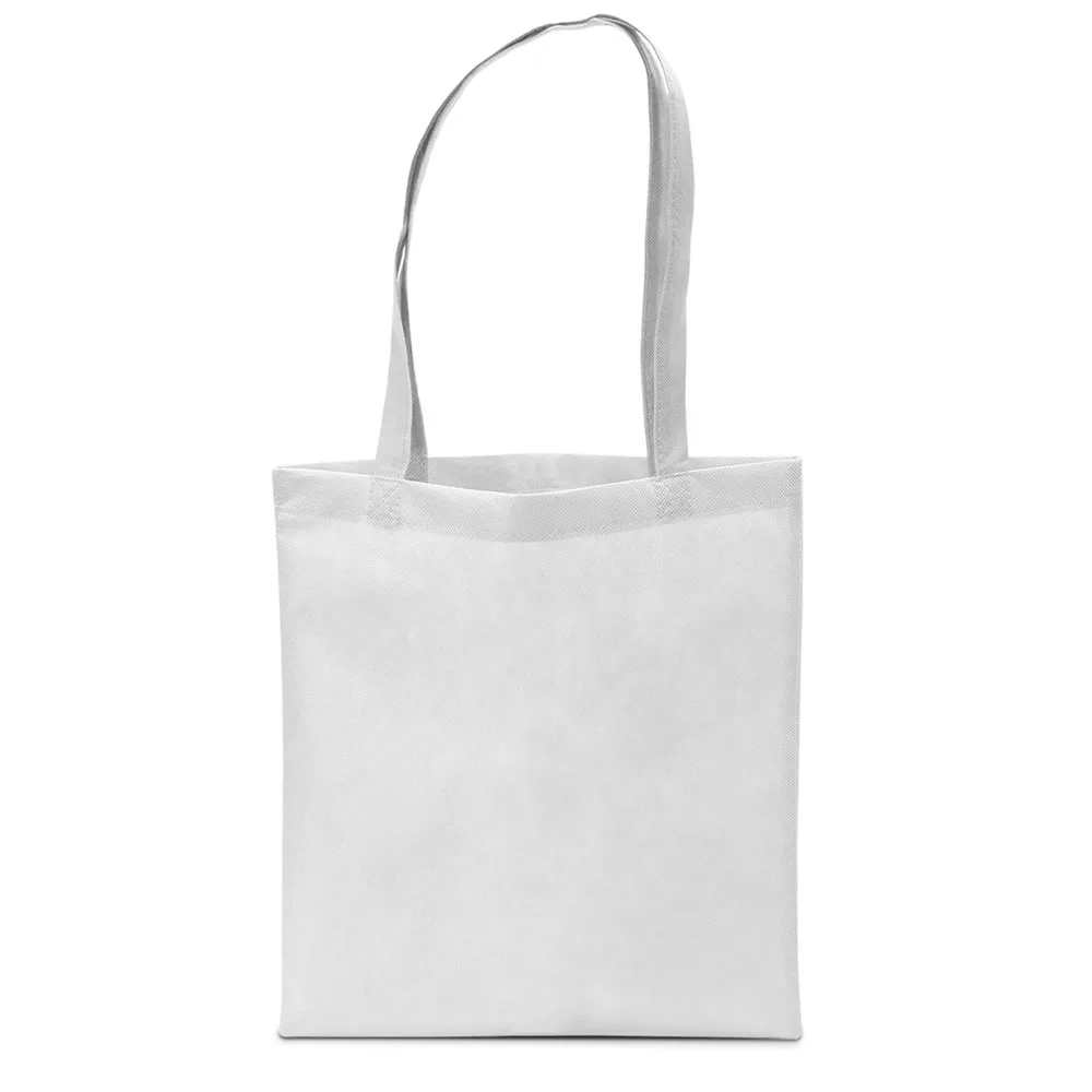 MUNICH Shopper met lange handvatten wit - Hidalgo-werbeartikel MUNICH – Shopper met lange handvatten, wit