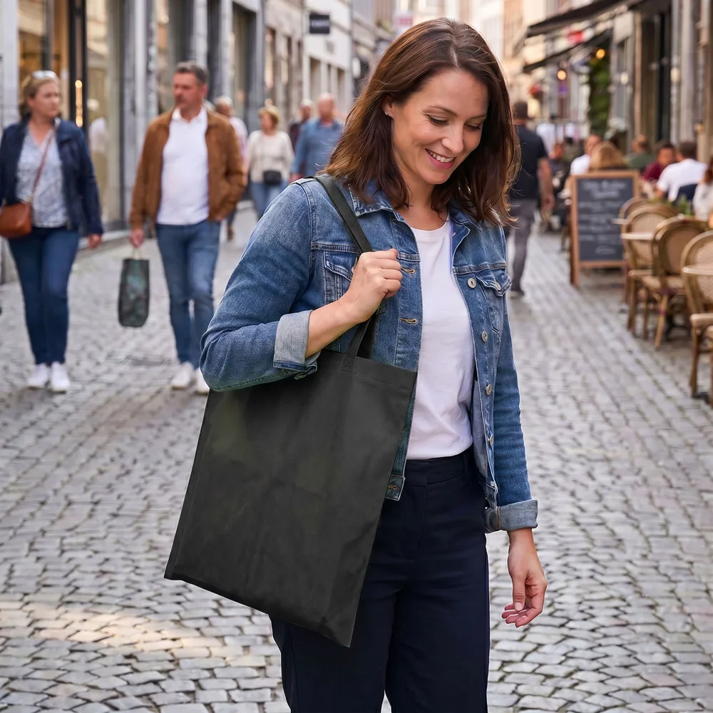 ZURICH Grote shopper met lange handvatten productfoto 20 - Hidalgo-werbeartikel ZURICH – Grote shopper met lange handvatten — productfoto 20
