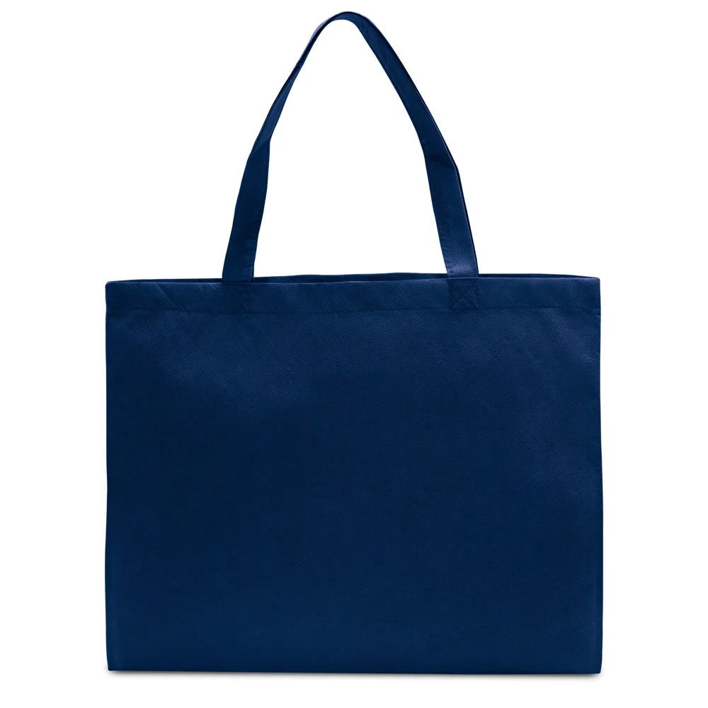 ZURICH Grote shopper met lange handvatten marineblauw - Hidalgo-werbeartikel ZURICH – Grote shopper met lange handvatten, marineblauw