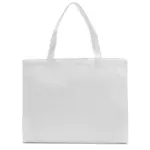 ZURICH Grote shopper met lange handvatten wit - Hidalgo-werbeartikel ZURICH – Grote shopper met lange handvatten, wit