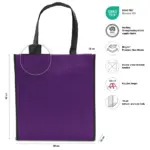 LISBOA – Shopper met bodem- en zijvouw — productfoto 24