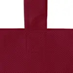LISBOA – Tote bag with bottom and side fold – bordeaux
