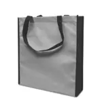 LISBOA – Shopper met bodem- en zijvouw, grijs/antraciet