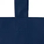 LISBOA – Tote bag with bottom and side fold – marine