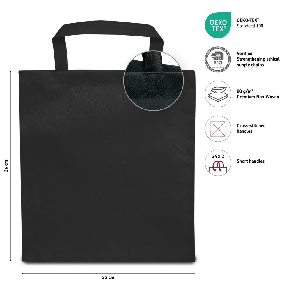 PRAG Kleine tas met korte handvatten productfoto 12 - Hidalgo-werbeartikel PRAG – Kleine tas met korte handvatten — productfoto 12