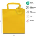 PRAG – Small tote bag with short handles –  yellow