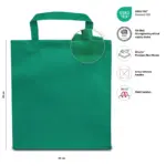 PRAG – Small tote bag with short handles – green