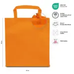 PRAG – Small tote bag with short handles – orange