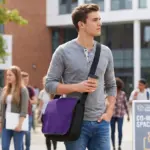 FRANKFURT – College tas met schouderriem — productfoto 41