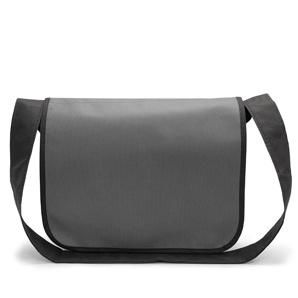 Messenger Bag College bedrucken reißfest Vlies groß