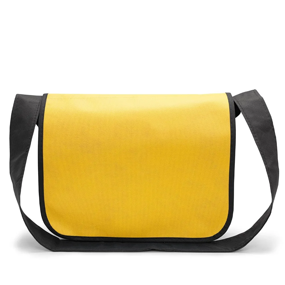 Messenger Bag College bedrucken reißfest Vlies groß